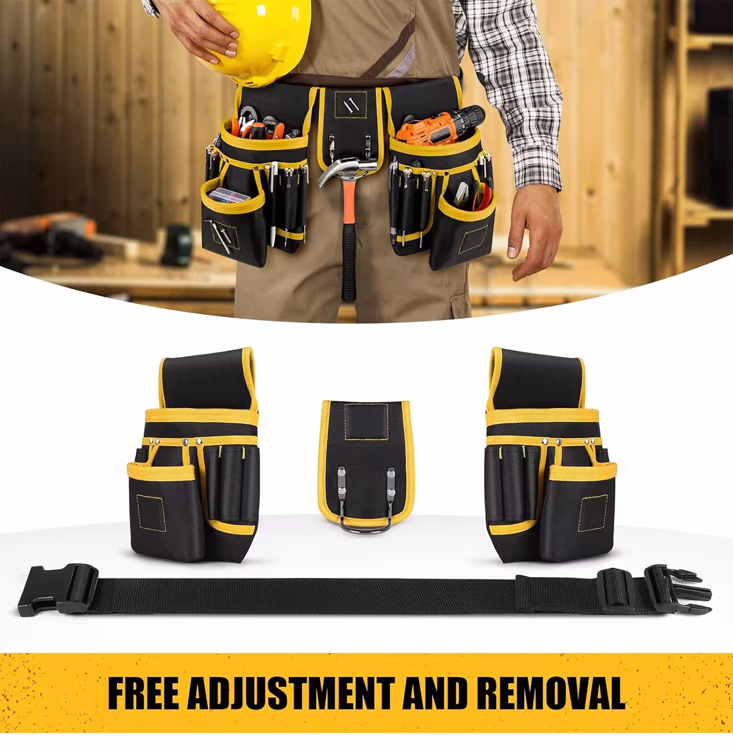 ceinture porte-outils réglable
