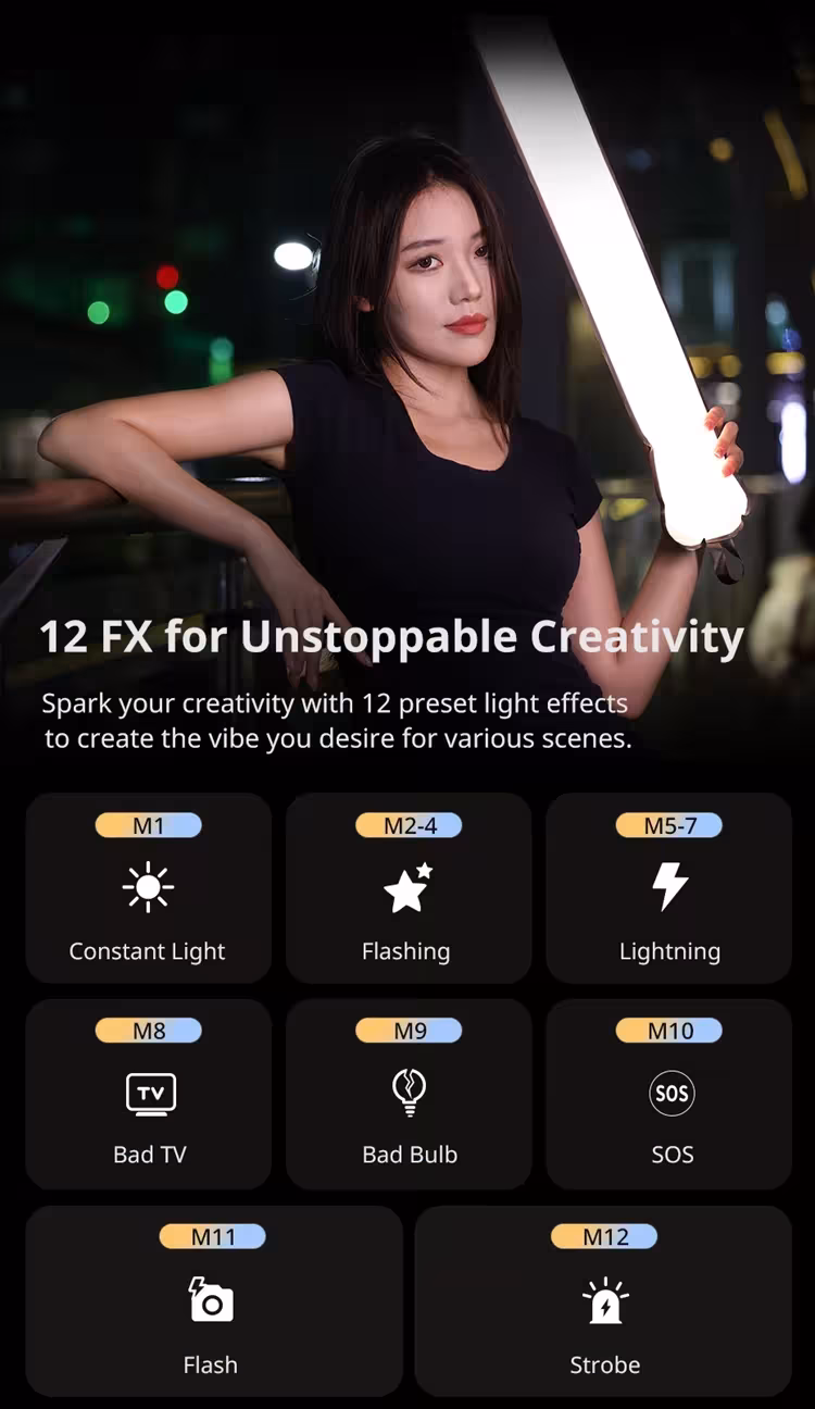 LED video šviesa fotografijai