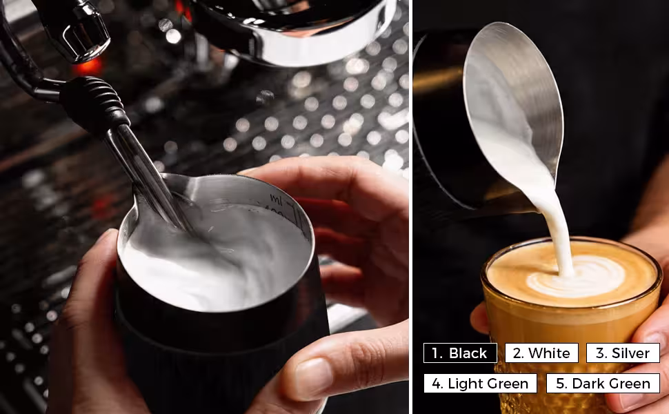espresso milk pitcher