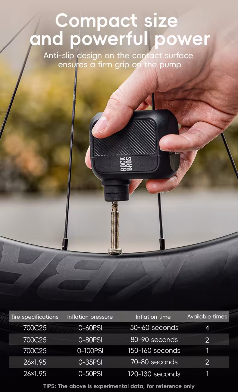 pompe à bicyclette électrique