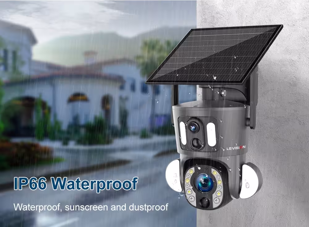 solar-powered PTZ camera