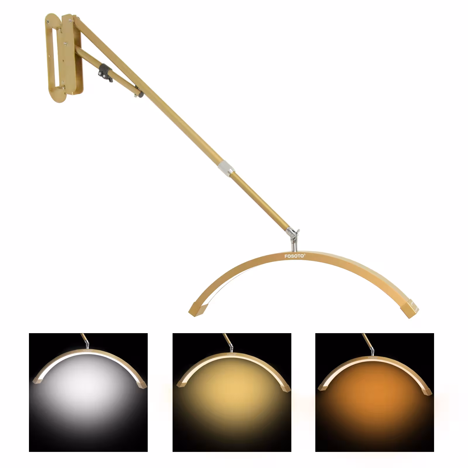 Maniglia lunga per montaggio a parete mezzaluna 40W LED per bellezza