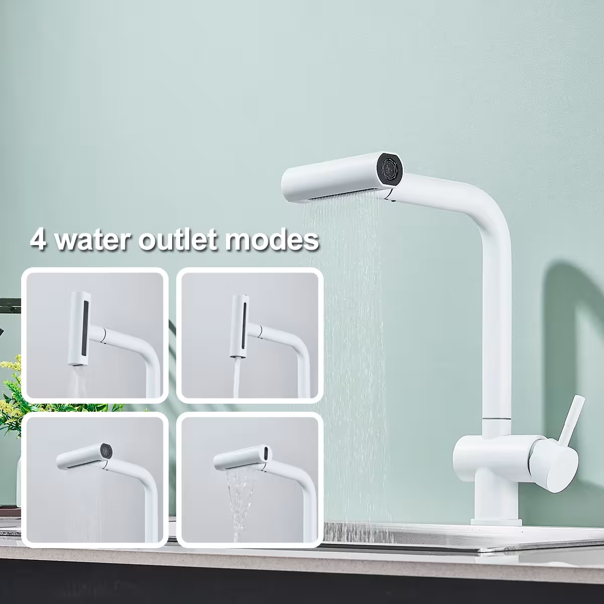 kitchen mixer with extraction