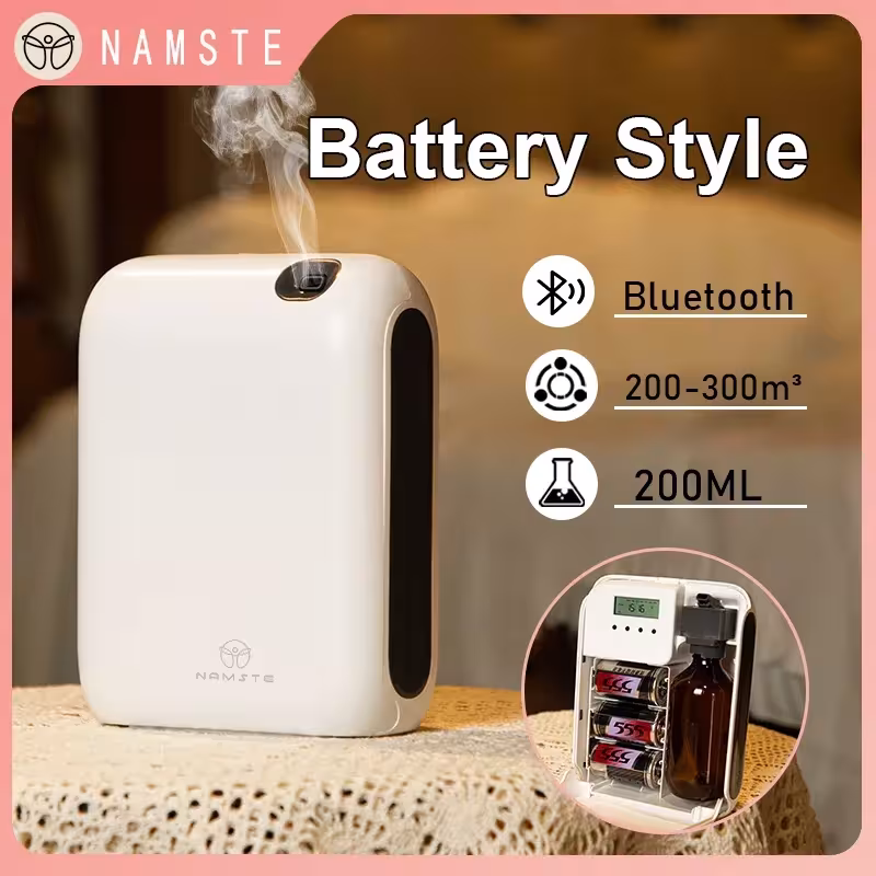 NAMSTE Bluetooth akumuliatoriaus aromatinis difuzor eteriniams aliejams 300m³