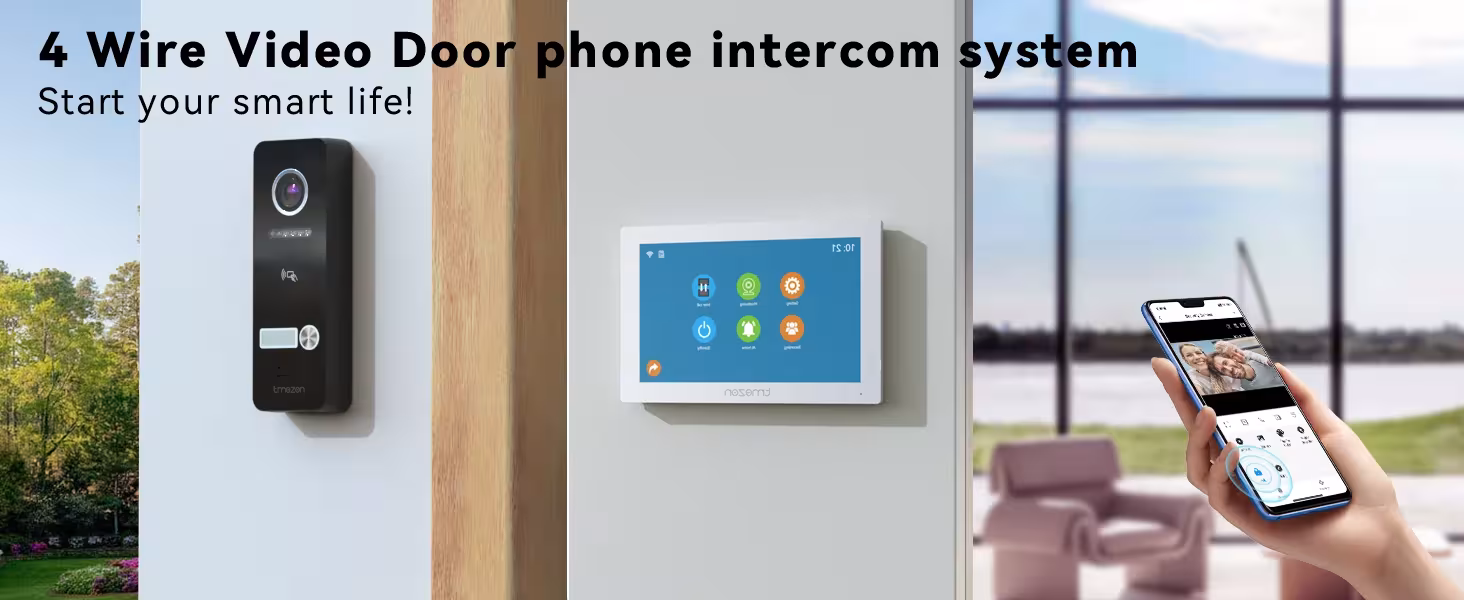 vaizdo durų telefonas 1080P