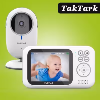 3,2 pollici wireless video colore bambino monitor alta definizione notte visione