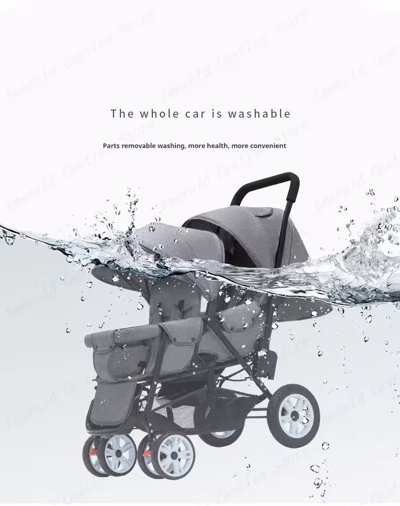chariot double bébé