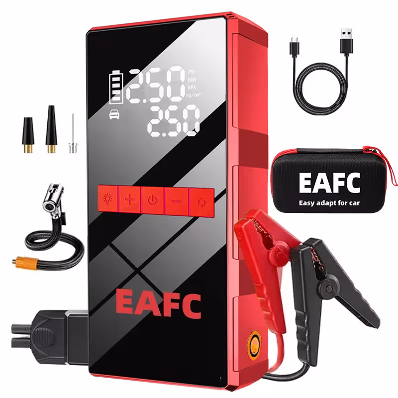 4 in 1 car jump starter 150PSI air compressor power bank