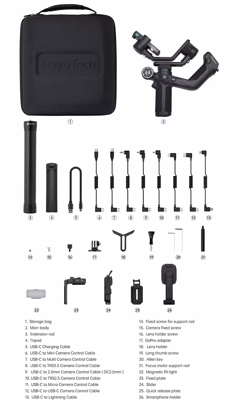three-axis camera stabilizer