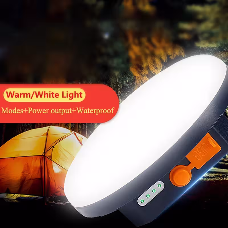 Linterna LED portátil MOSLIGHTING de 9900 mAh, como nueva, con imán.