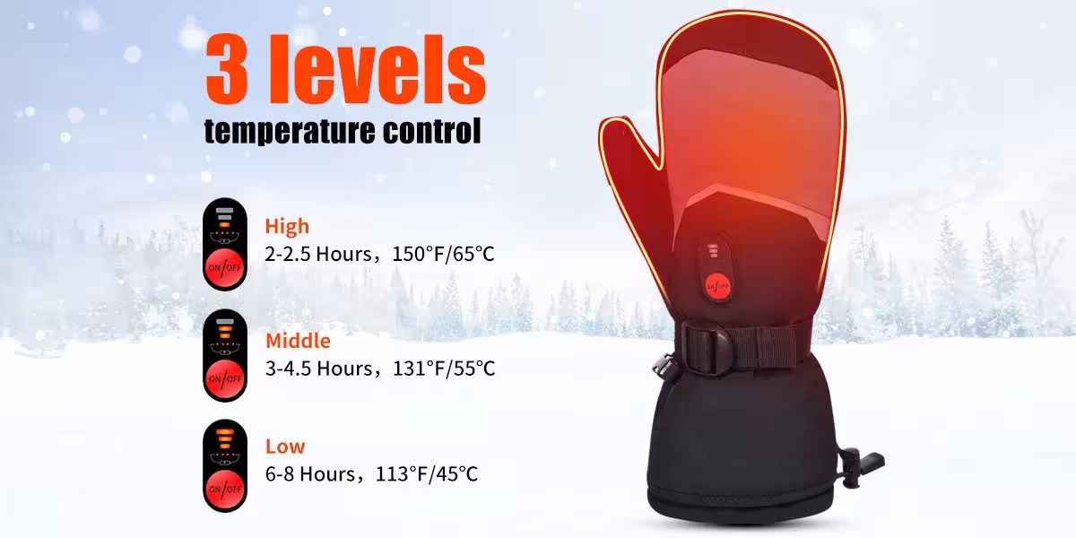 heated winter gloves