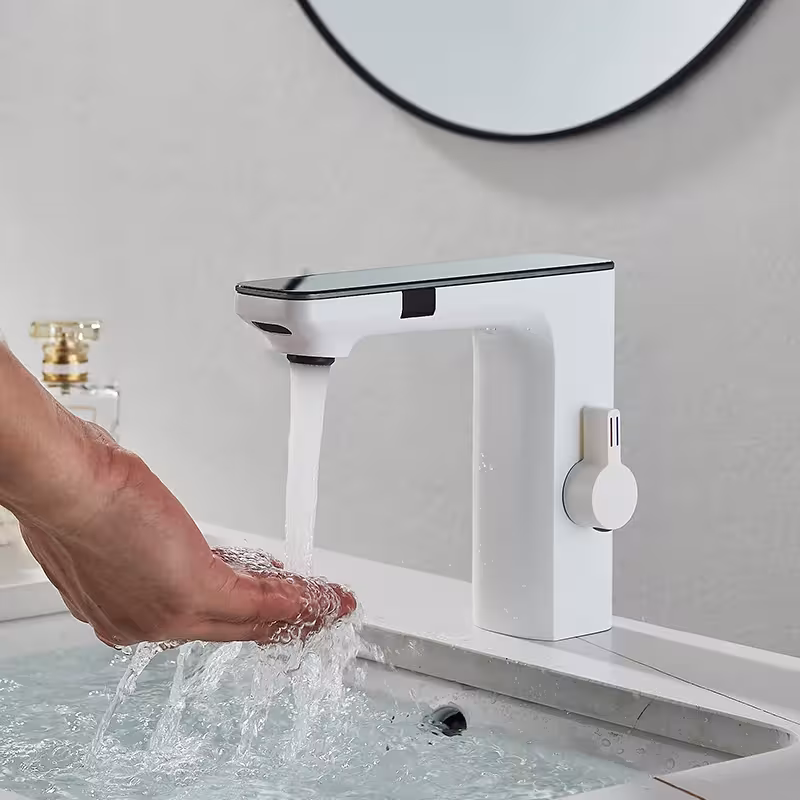 sensore del rubinetto del bagno intelligente