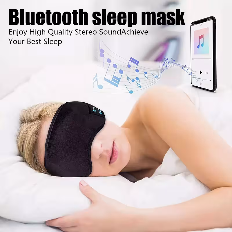 Casque Bluetooth sans fil avec masque de sommeil
