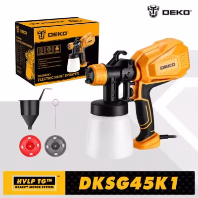 DEKO 450W Pistola a spruzzo elettrica per casa e progetti fai-da-te