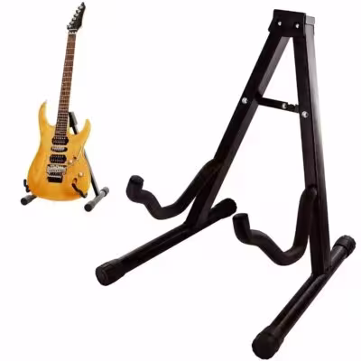 Portable guitar stand foldable tripod easy to carry instrument holder