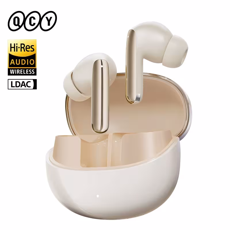 QCY Melods Pro ANC bezprzewodowy zestaw słuchawkowy z 46dB aktywnego tłumienia hałasu i Bluetooth 5.3