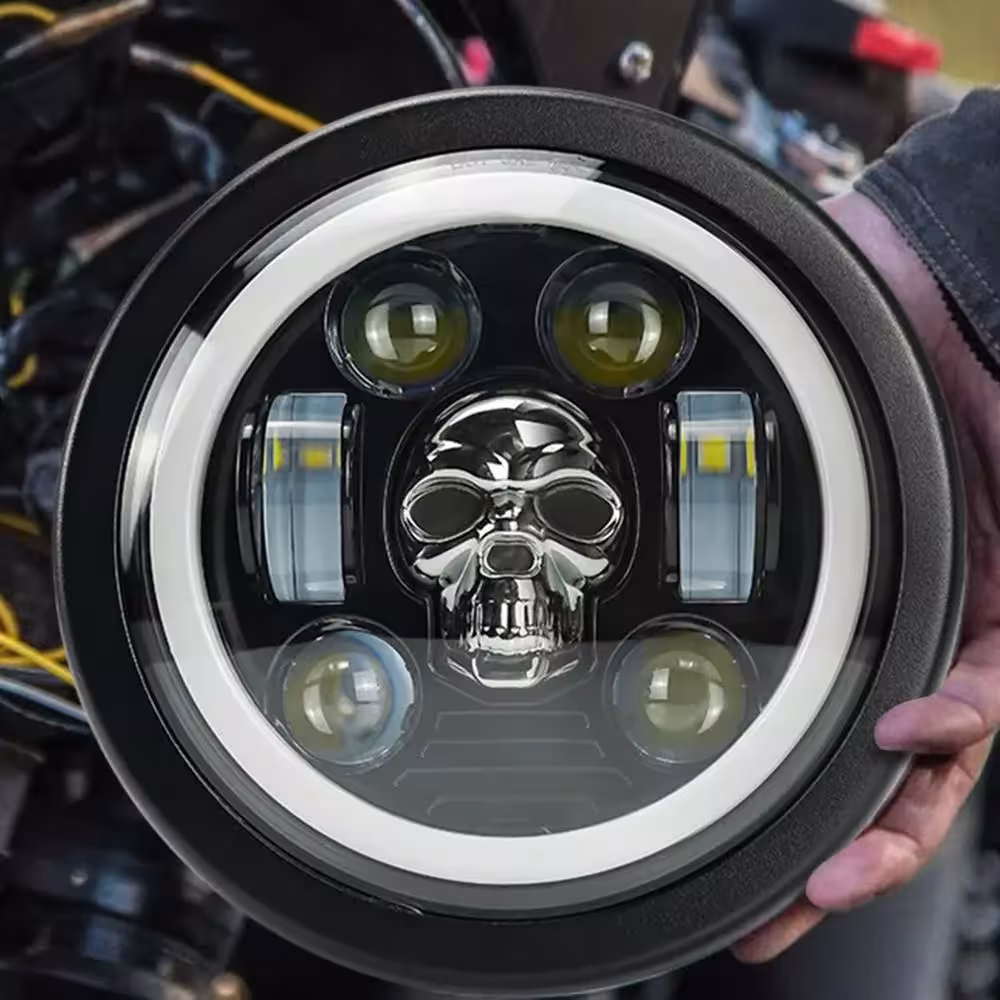 Lampada frontale moto LED