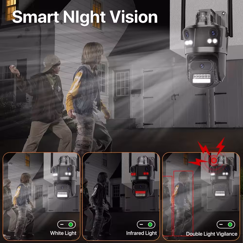 Telecamera IP WiFi con rilevamento del movimento