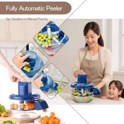 Electric grain stripping machine with 50W motor for peas and cherries