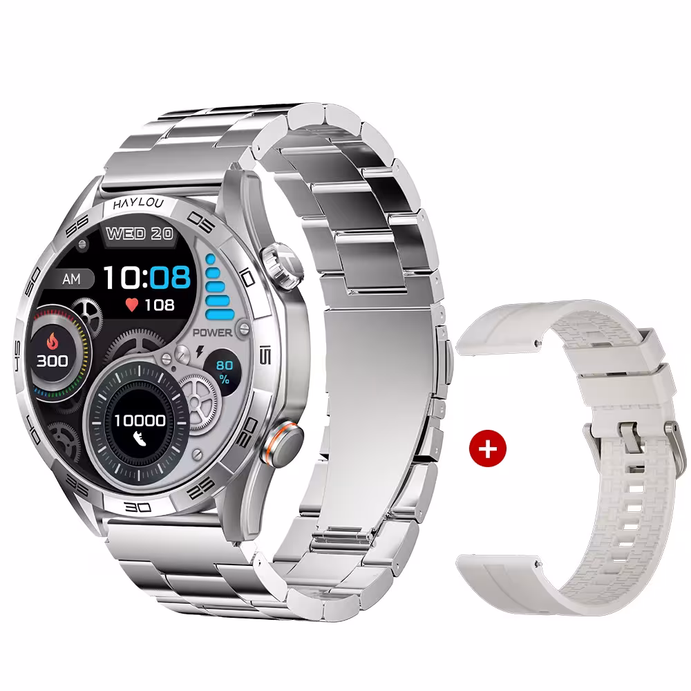HAYLOU Solar 5 Smart Clock 1.58 pulgadas pantalla AMOLED para hombres