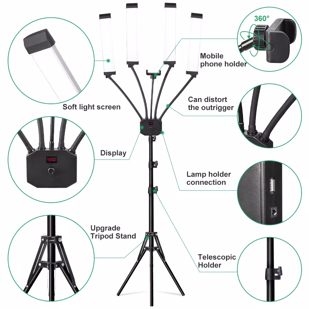 LED ring light for photography