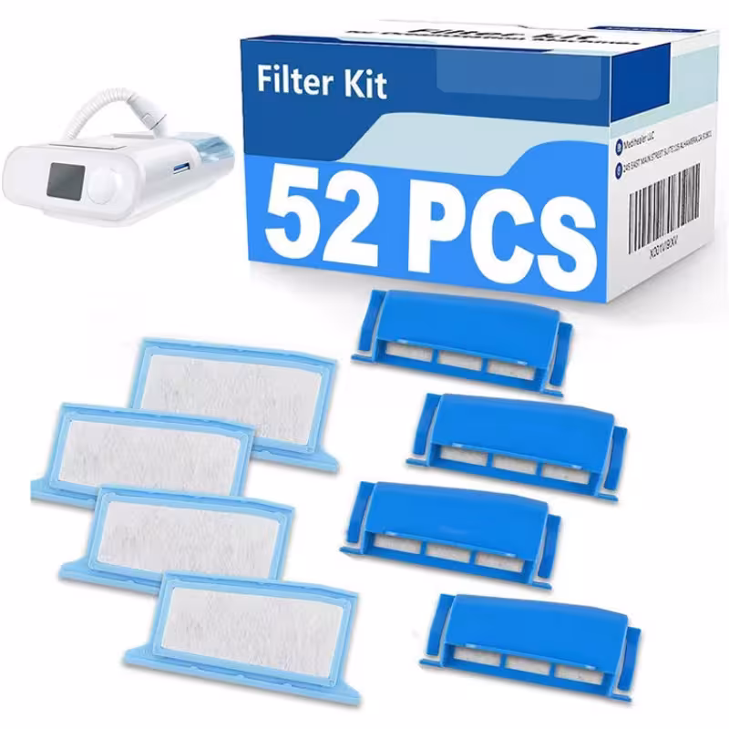 52 filtri CPAP Philips Respironics Dreamstation, filtri di ricambio in cotone per apparecchio per il sonno