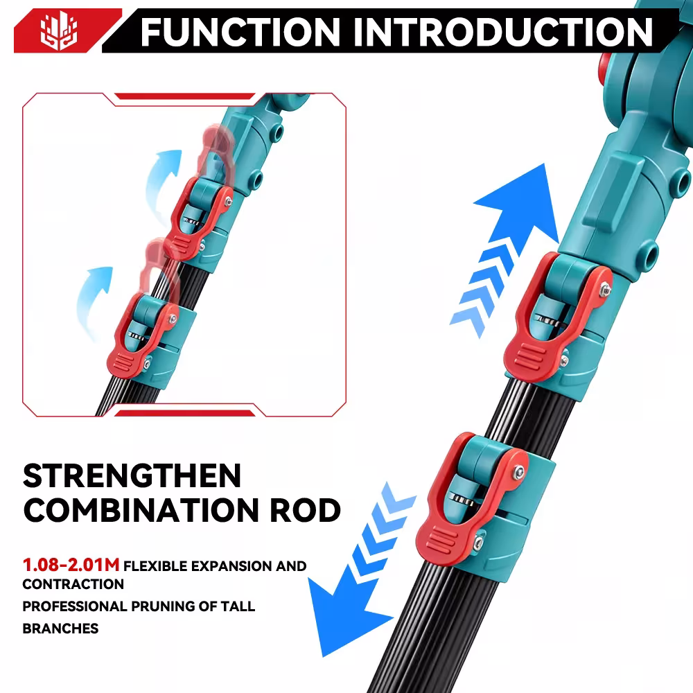 telescopic cutting of branches