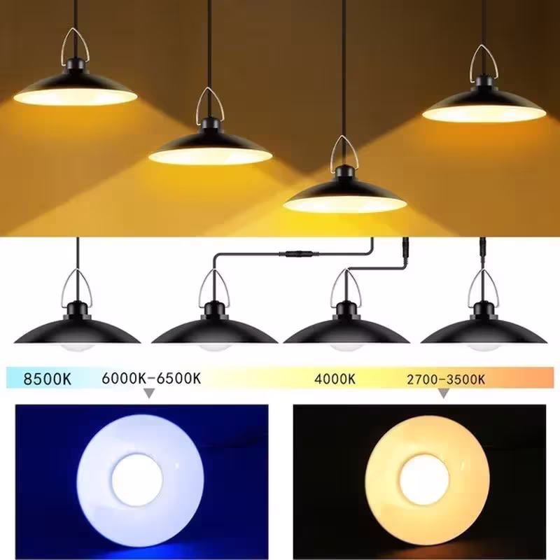 lámpara LED solar