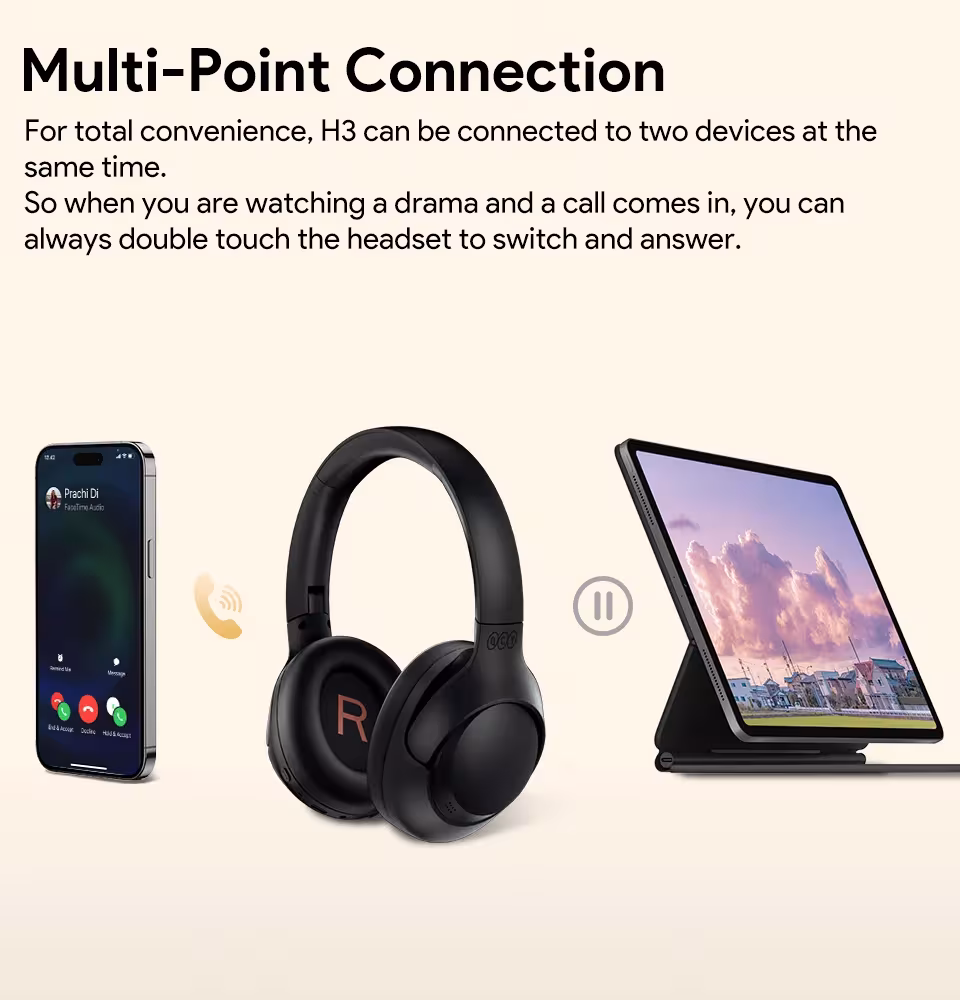cuffie wireless con cancellazione del rumore