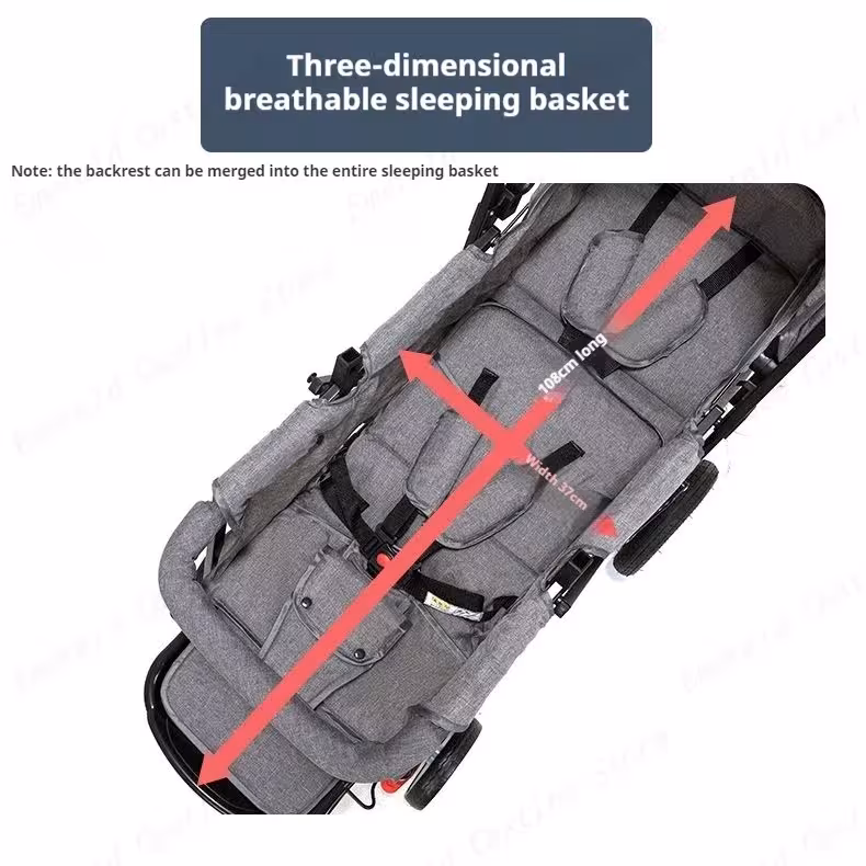 chariot double bébé