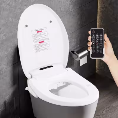 1300W Išmanus Tualeto Dangtis 51cm Elektrinis Bidet Nuotolinis Valdymas