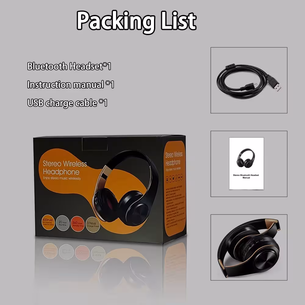 Bluetooth cuffie stereo