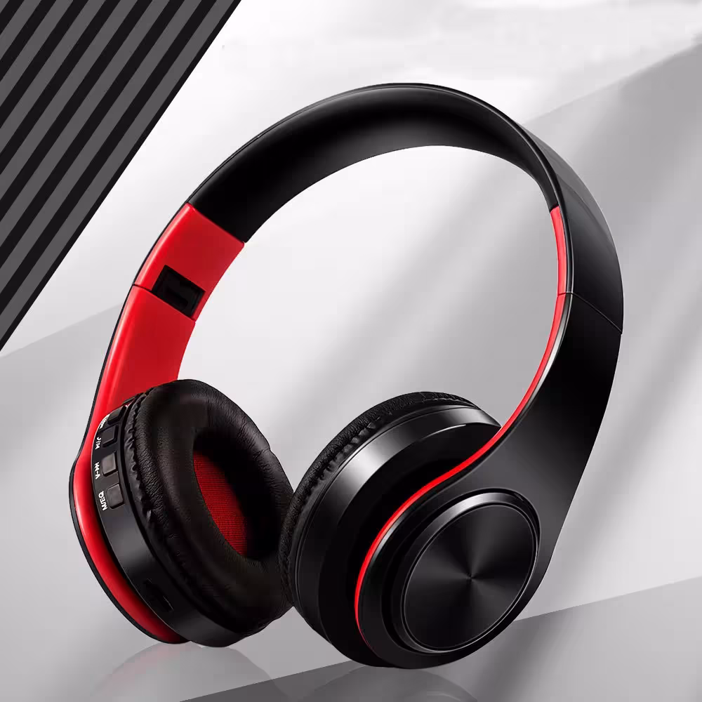 Cuffie stereo wireless Bluetooth 2026 con microfono per sport e TV