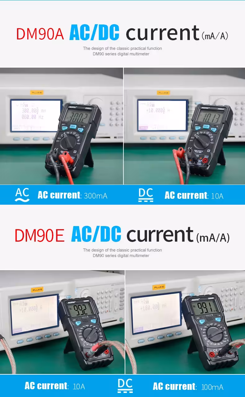 gama automática multimetro digital