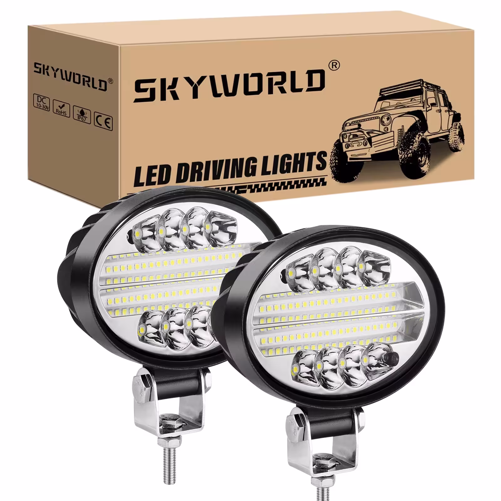 5 inch 20W LED working light lamp 12V 24V drive