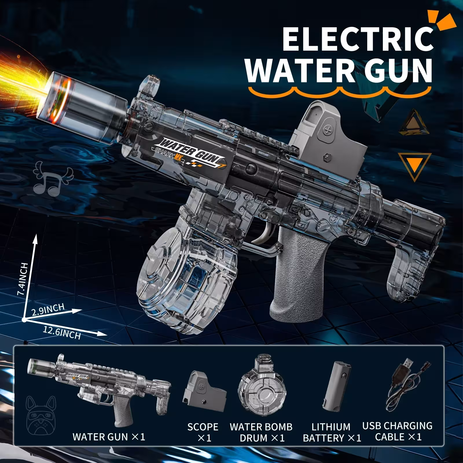 pistolet à eau électrique
