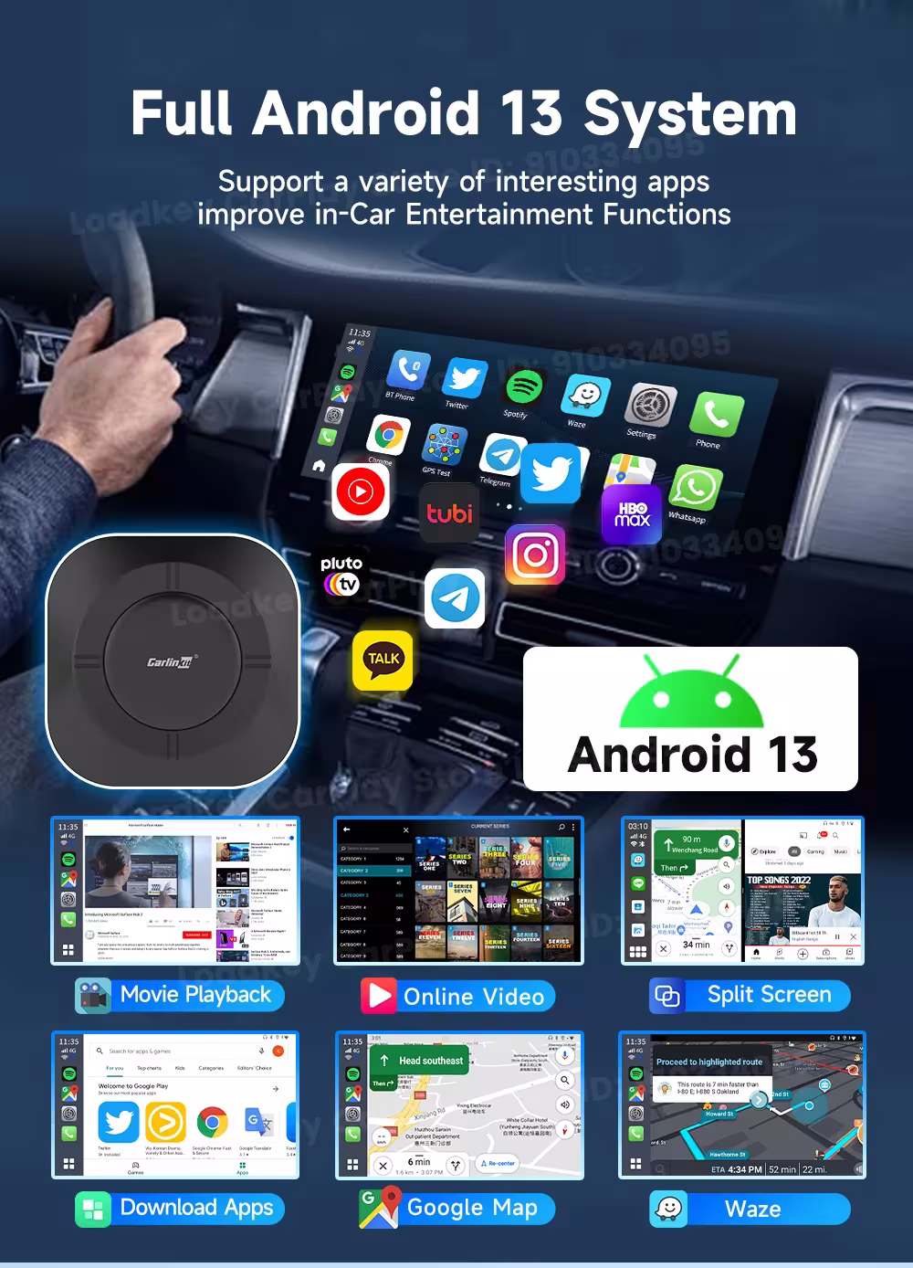 Adattatore Android 13 CarPlay