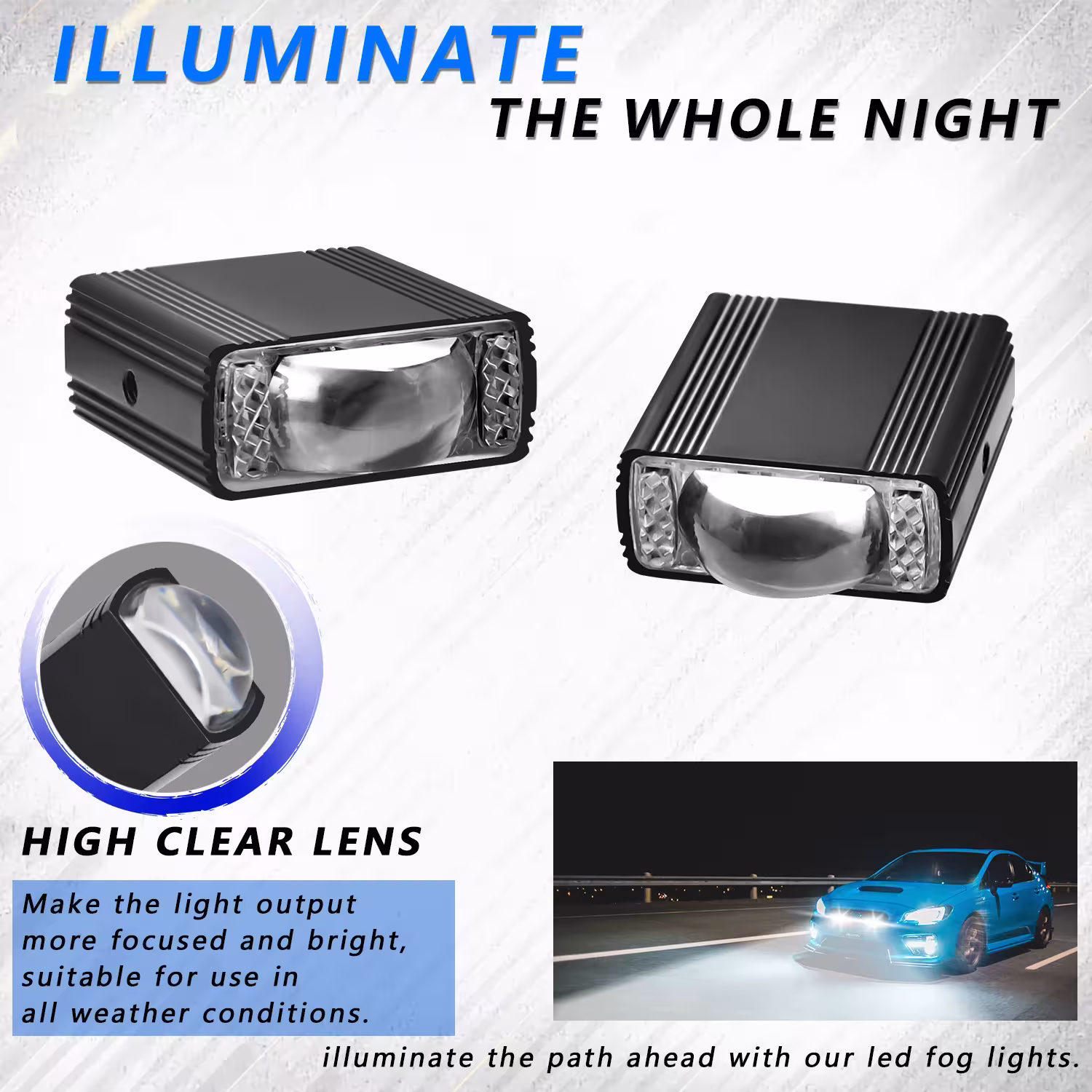 luz LED de reflector para coche
