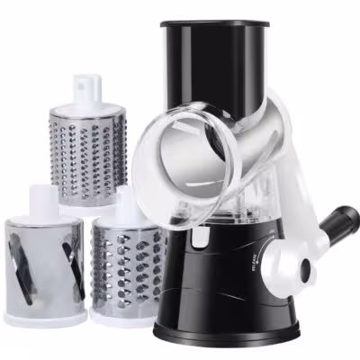 Multifunctional vegetable cutter with 3 sharp blades for handheld kitchen