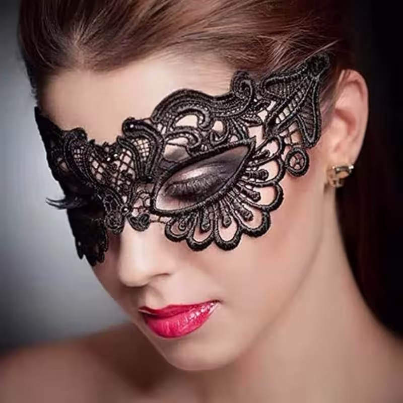 mascherina in pizzo da donna