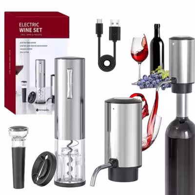 Apertura automatica del vino elettrico con sorgente luminosa a LED