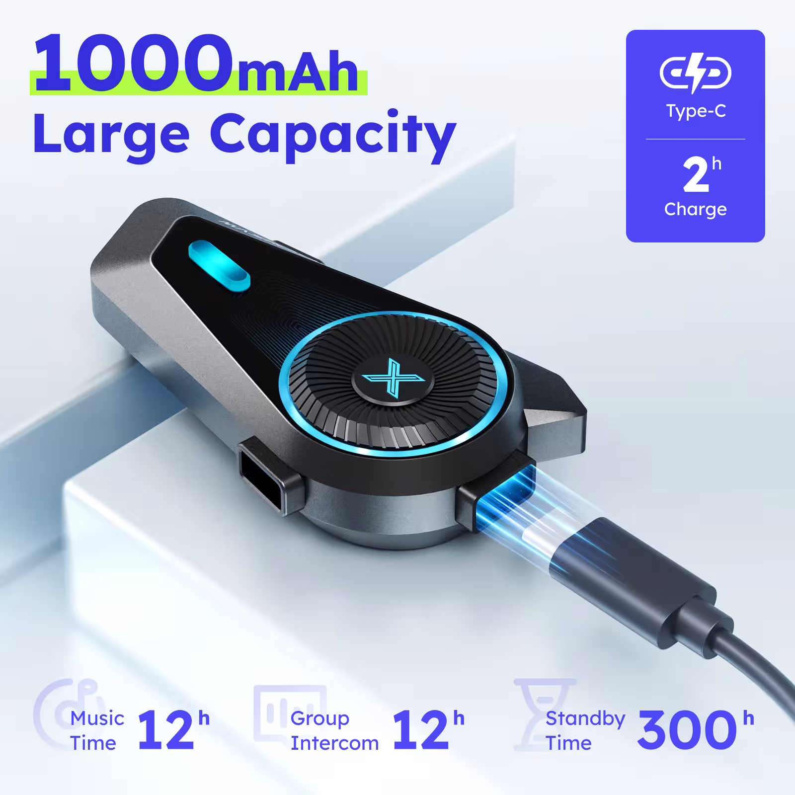 motorcycle Bluetooth intercom