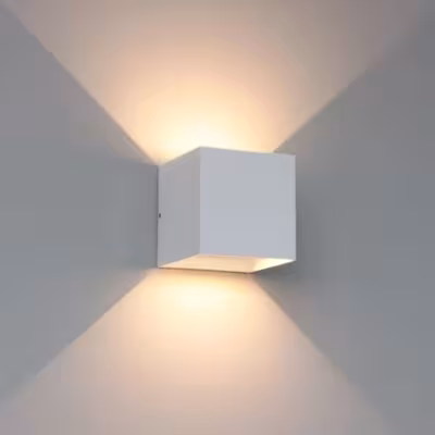 LED sieninis šviestuvas 6W 12W nepralygiamas aliuminis AC 110V 220V