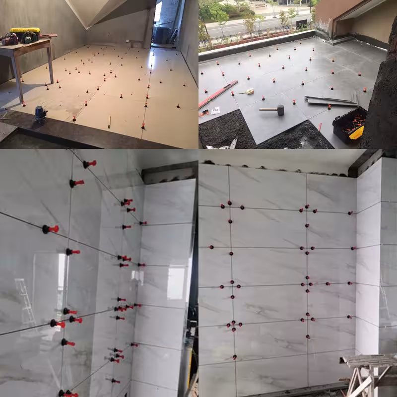 sistema de nivelación de azulejos
