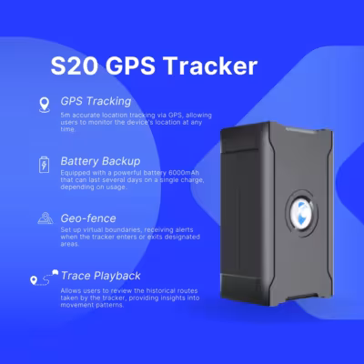 Localizzatore GPS per auto con batteria da 6000mAh per smartphone