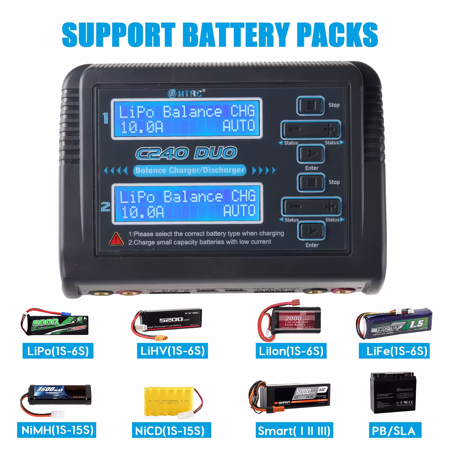 RC įkrautuvas 240W