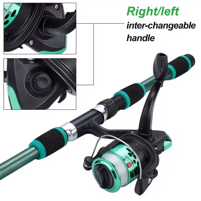 set da pesca canna telescopica