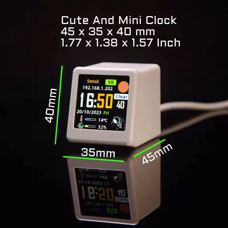 digital WiFi clock