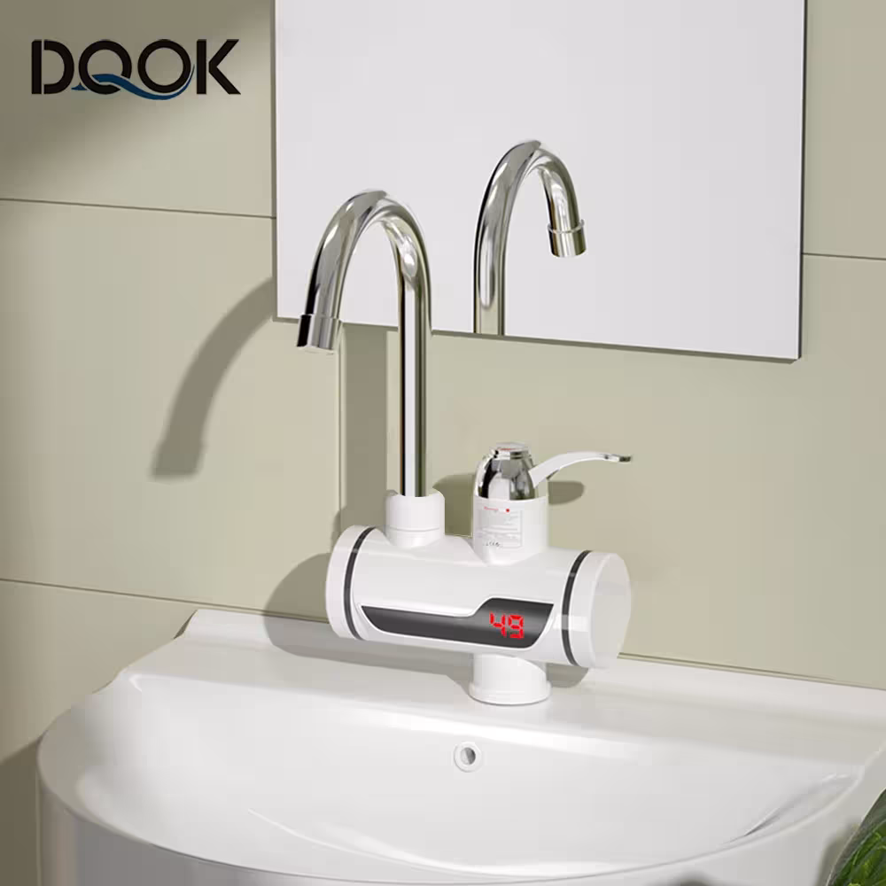 Scaldabagno elettrico istantaneo per cucina con display LED 3 kW