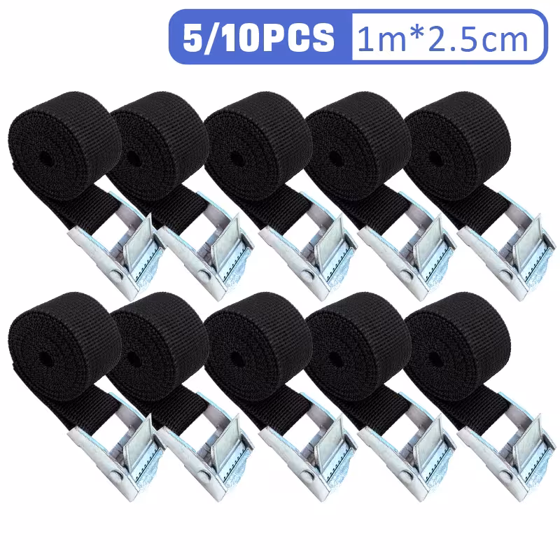 Cinghie da carico con fibbia in metallo 1M, 5 / 10 pz.